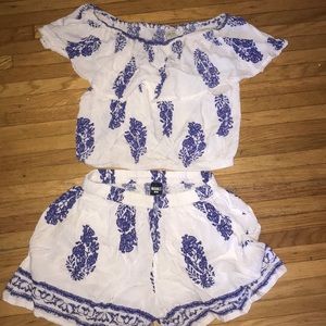 Two piece-shorts and shirt